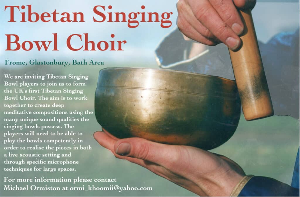 Singing Bowl Choir Auditions
