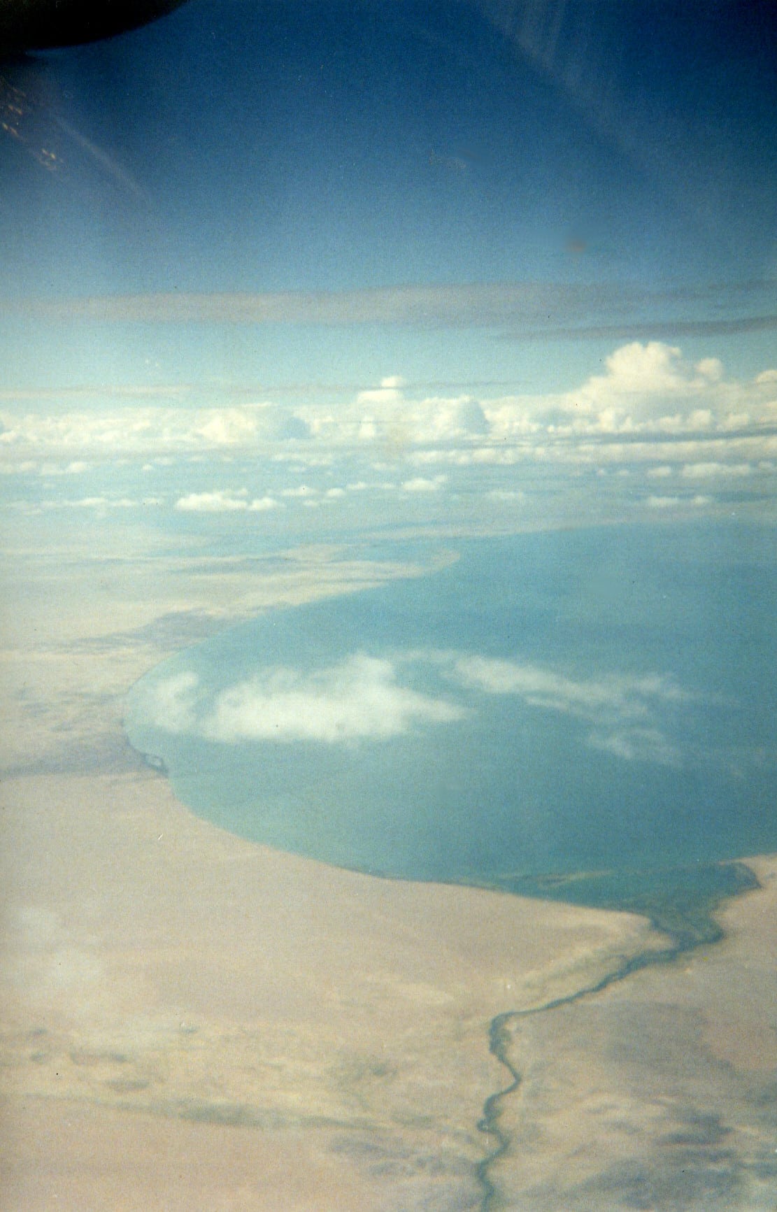 Khar Us Nuur from the Miat Plane