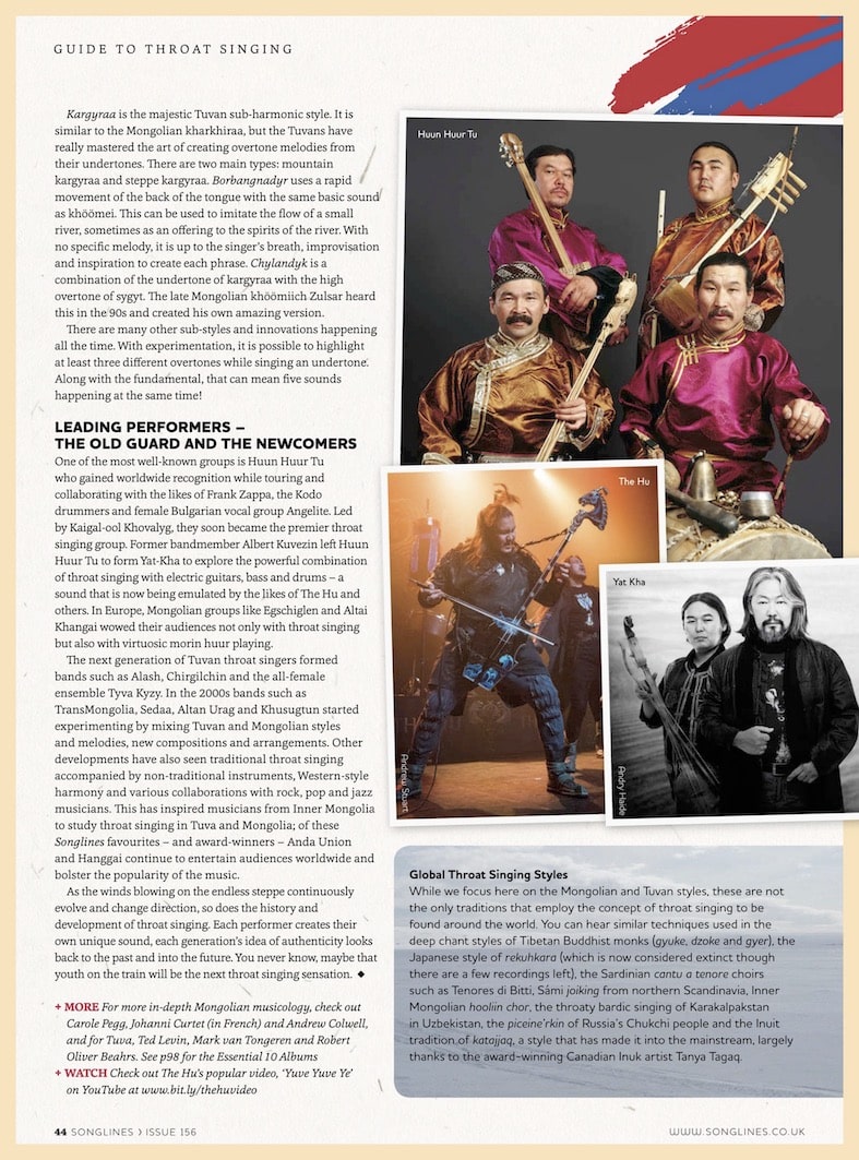 Songlines article page 5