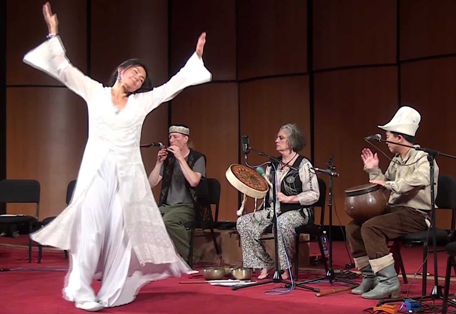 Sufi Mazaar Dance Ilona dancing Gala Concert Biskek Kyrgyzstan